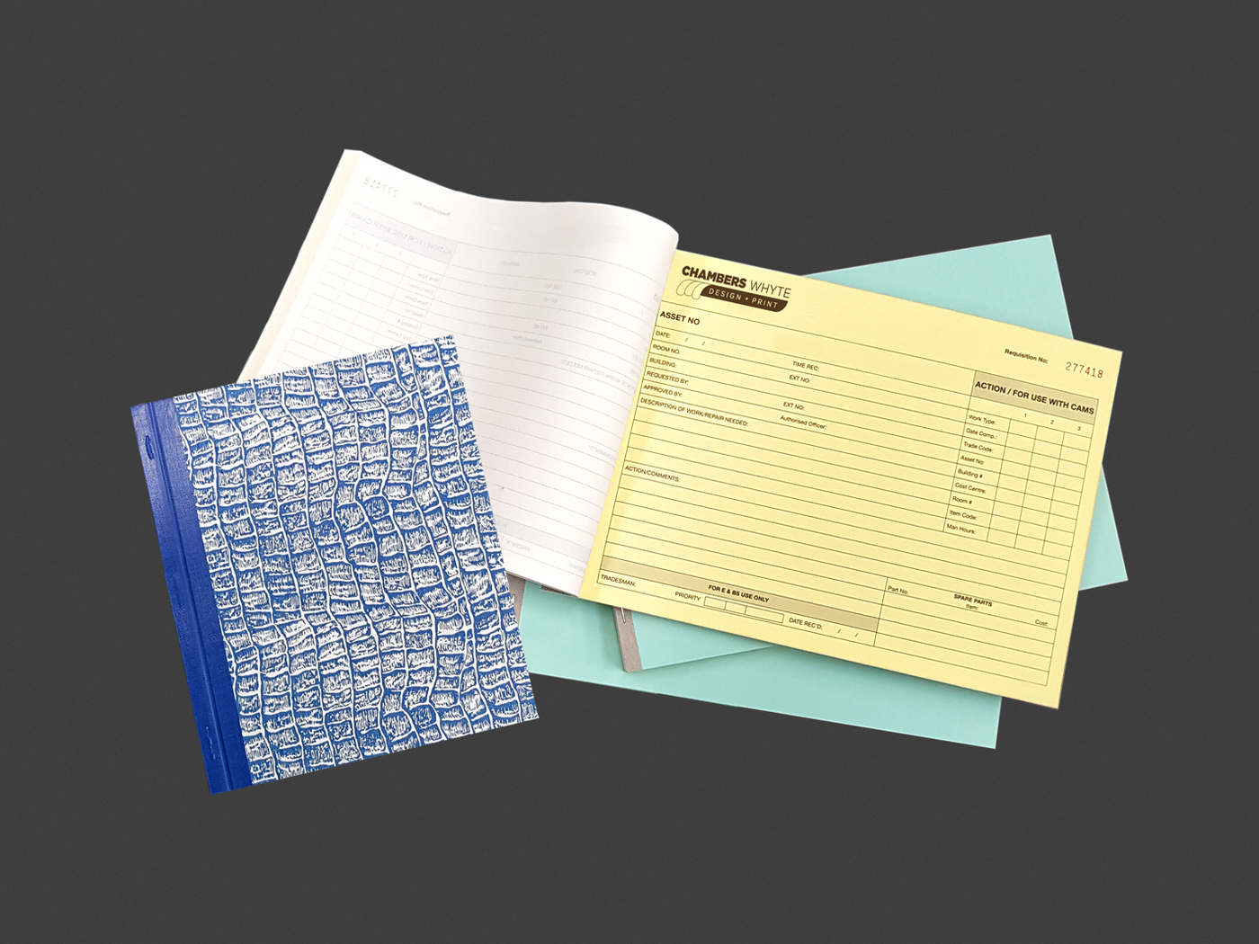 Sample Docket Book NCR/Docket Books – Chambers Whyte Design and Print