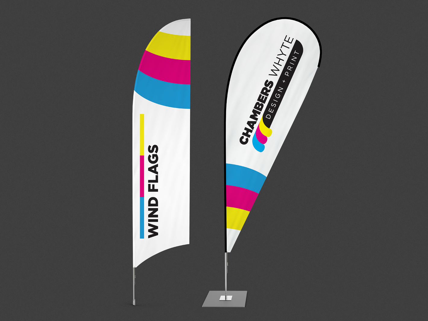 Wind Flags – Chambers Whyte Design and Print